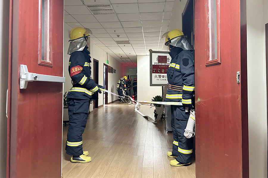 中科资源大厦开展消防演练——强化消防意识 提升应急能力
